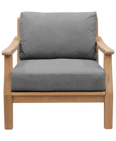 Macy's Bristol 33" Olefin Club Chair, Created For  In Gray