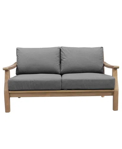 Macy's Bristol 33" Olefin Loveseat, Created For  In Gray