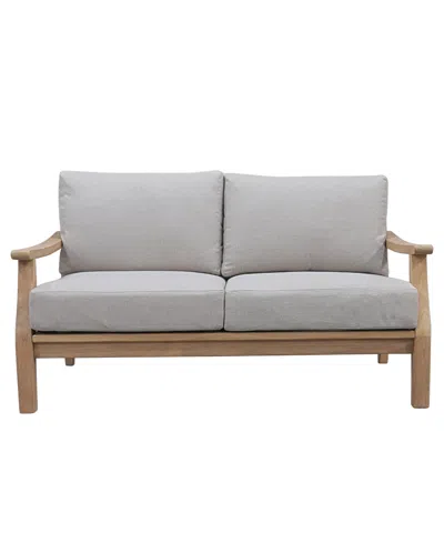 Macy's Bristol 33" Olefin Loveseat, Created For  In Gray