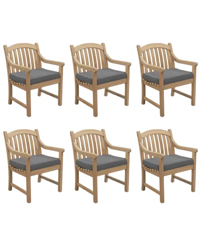 Macy's Bristol 6-pc. Olefin Outdoor Chair Bundle, Created For  In Multi