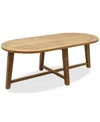 Macy's Bristol Coffee Table, Created For  In Brown