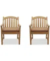 Macy's Bristol Dining Chairs, Set Of 2, Created For
