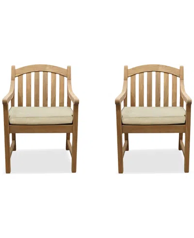 Macy's Bristol Dining Chairs, Set Of 2, Created For  In Sand