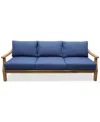 Macy's Bristol Sofa, Created For  In Blue