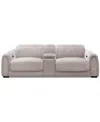 Macy's Brownell 3-pc.sofa Sectional With 2 Power Motion Chairs & 1 Console, Exclusively At  In Gray