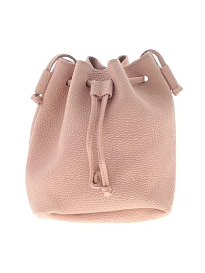 Pre-owned Macy's Bucket Bag In Pink