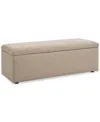 Macy's Cadelyn Storage Bench In Gypsy Cream