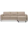Macy's Calvus 2-pc. Fabric Chaise Sectional, Exclusively At