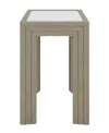 Macy's Cascade 24" Wood Chairside Table In Dovetail