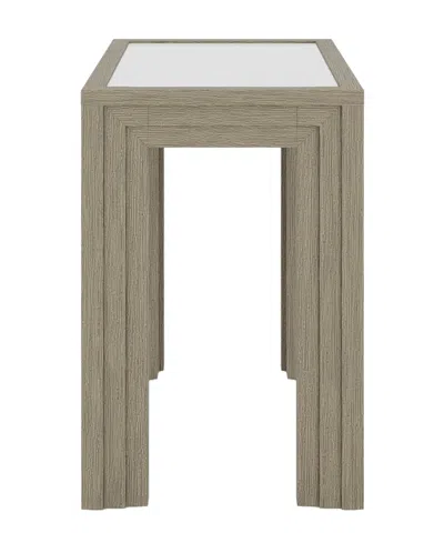 Macy's Cascade 24" Wood Chairside Table In Dovetail