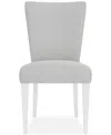 Macy's Catriona 2 Pc. Upholstered Arm Chair Set In Grey