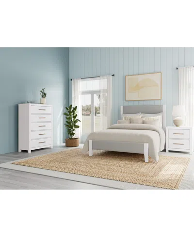 Macy's Catriona 3pc Bedroom Set (full Upholstered Bed, Chest & 2-drawer Nightstand), Created For