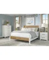 Macy's Catriona 3pc Bedroom Set (king Woven Bed, Chest, 2-drawer Nightstand) In No Color