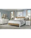 Macy's Catriona 3pc Bedroom Set (king Woven Bed, Chest, 2-drawer Nightstand) In No Color