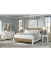 Macy's Catriona 3pc Bedroom Set (king Woven Bed, Chest, 2-drawer Nightstand) In No Color