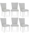 MACY'S CATRIONA 6 PC. UPHOLSTERED SIDE CHAIR SET