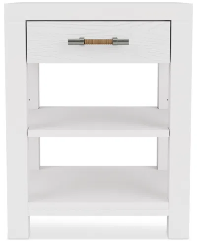 Macy's Catriona Open Nightstand In White