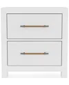 MACY'S CATRIONA TWO DRAWER NIGHTSTAND