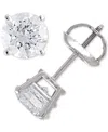 Macy's Certified Diamond Stud Earrings (1 Ct. T.w.) In 14k White Gold In White Gold