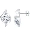 Macy's Macys Certified Lab Grown Diamond Stud Earrings In Silver