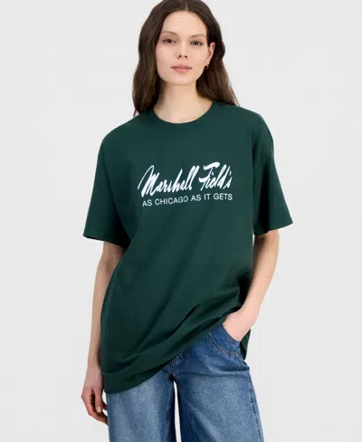Macy's Champion Unisex Marshall Field's Graphic Short-sleeve T-shirt, Created For  In Green