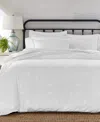 Macy's Charter Club Colette Embroidery 3-pc. Duvet Set, Full/queen, Exclusively At  In White