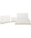 Macy's Chelsea 3-pc. Bedroom Set (king Storage Bed, Dresser & Nightstand) In Transparent