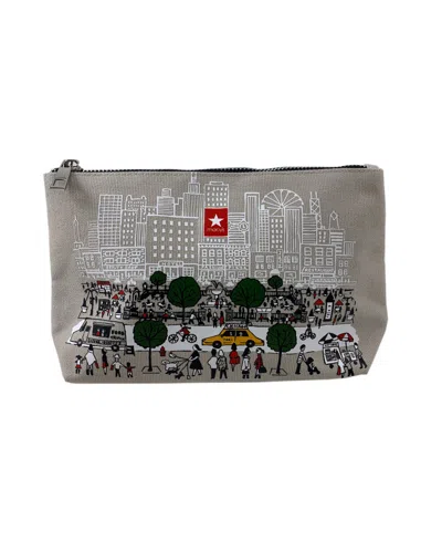 Macy's Chicago Cosmetic Bag, Created For  In Gray
