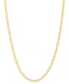 Macy's Children's Polished Curb Chain In 14k Yellow Gold, 13" In Gold