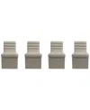 Macy's Clave 4-pc. Dining Chair Set, Created For  In Linen