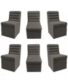 Macy's Clave 6-pc. Dining Chair Set, Created For  In Flint