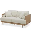 Macy's Closeout! Kellsie 65" Fabric Loveseat, Created For  In Ivory