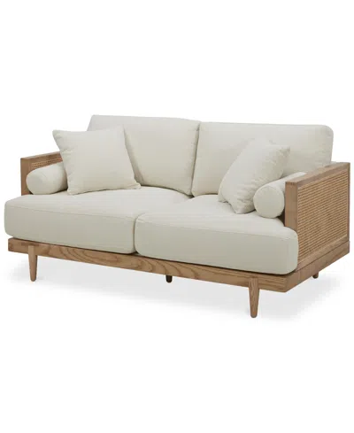 Macy's Closeout! Kellsie 65" Fabric Loveseat, Created For  In Ivory