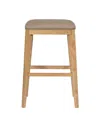 Macy's Closeout! Logans Edge 30" Saddle Stool In Brown