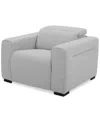 Macy's Closeout! Orsha 44" Zero Gravity Fabric Chair, Created For  In Cloud