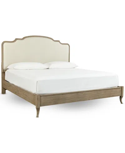 Macy's Closeout! Provence Upholstered King Bed In Transparent