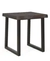 Macy's Closeout Steve Silver Jennings 22" Solid Wood Live Edge End Table
