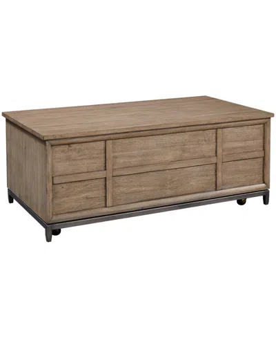Macy's Closeout! Trellis Lift Top Cocktail Table In Brown