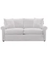 Macy's Closeout! Wrenley 76" Amici Fabric Full Sleeper Sofa, Created For  In Oyster