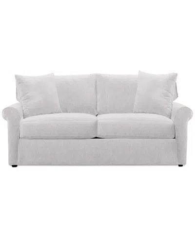 Macy's Closeout! Wrenley 76" Amici Fabric Full Sleeper Sofa, Created For  In Oyster