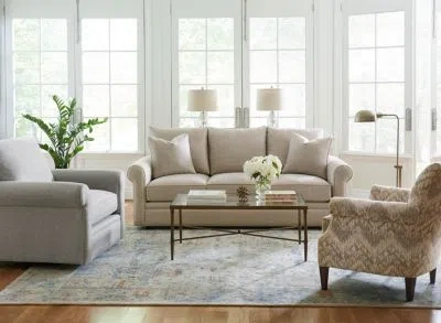 Macy's Closeout Zaniel Fabric Sofa Collection Created For Macys In Linen