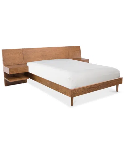 Macy's Corbin King Bed With 2 Nightstands In Brown