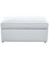 Macy's Corine 19.8" Rectangular Storage Bench In Blue