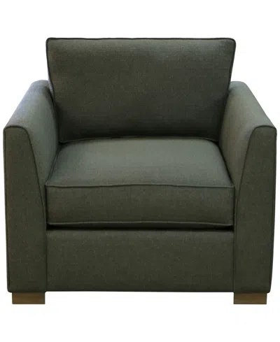 Macy's Corine 20" Upholstered Xl Chair In Green