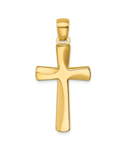 Macy's Cross Pendant In 18k Yellow Gold