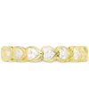 Macy's Cubic Zirconia Heart Band (also In Lab-created Morganite) In Gold