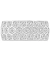 Macy's Cubic Zirconia Honeycomb Band Ring In Sterling Silver In Metallic