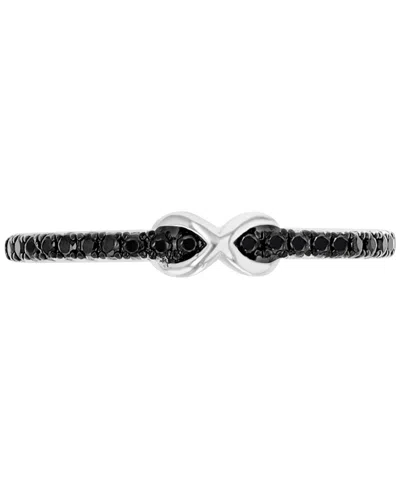 Macy's Cubic Zirconia Hoop Earrings In Sterling Silver