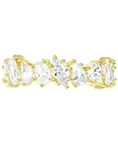 Macy's Cubic Zirconia Multi-cut All-around Eternity Band In Gold