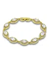 Macy's Cubic Zirconia Oval In Gold